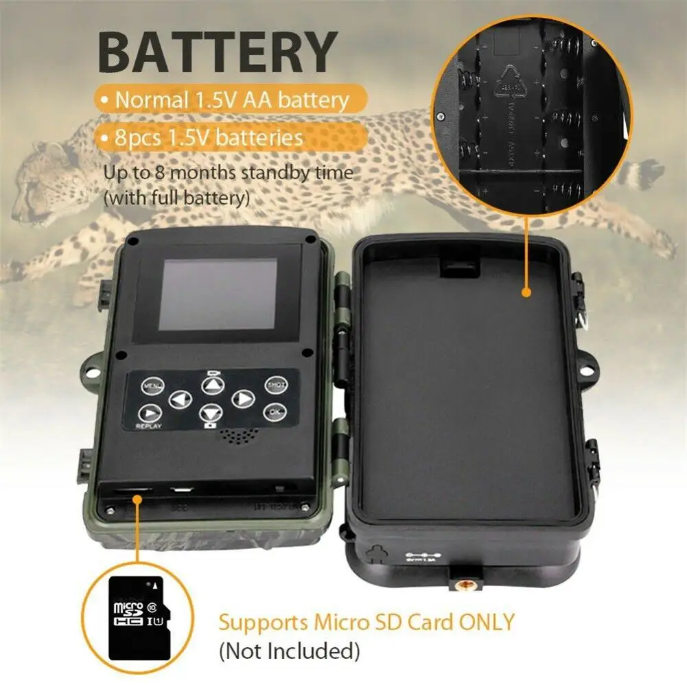 HC 810A 1080P 20MP HD охотничья камера дикой природы Скаутинг Trail Camera Wildview PIR Motion ночного
