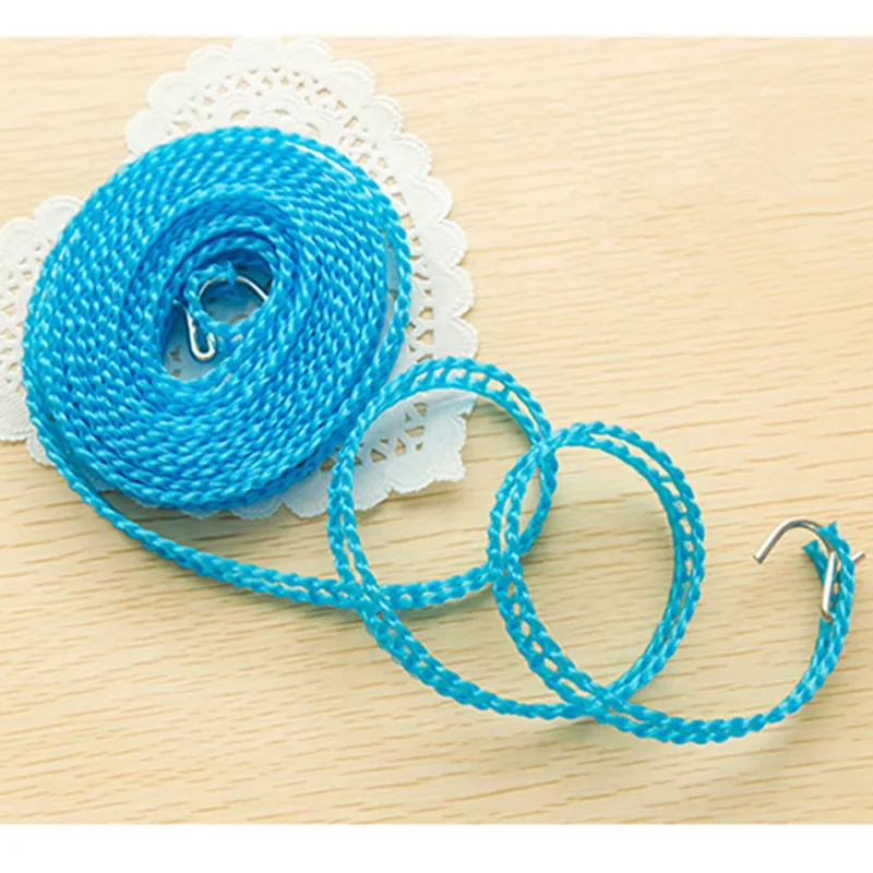 3 м/5 м Выдвижная веревка для одежды вешалка белья дома и путешествий нескользящая