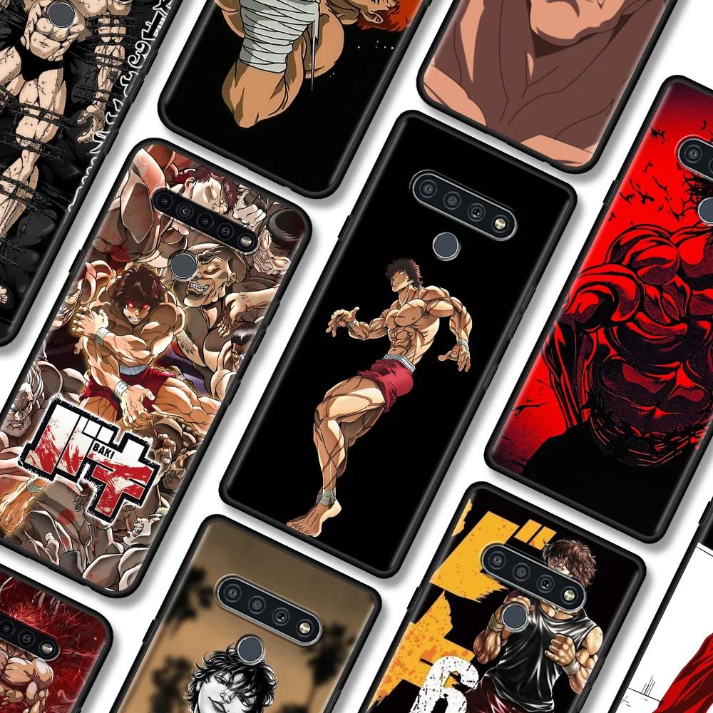

Baki the Grappler Original anime phone case For LG K71 61 52 50 42 41 40S G8 7 6 Thinq plus caso Bumper smartphone