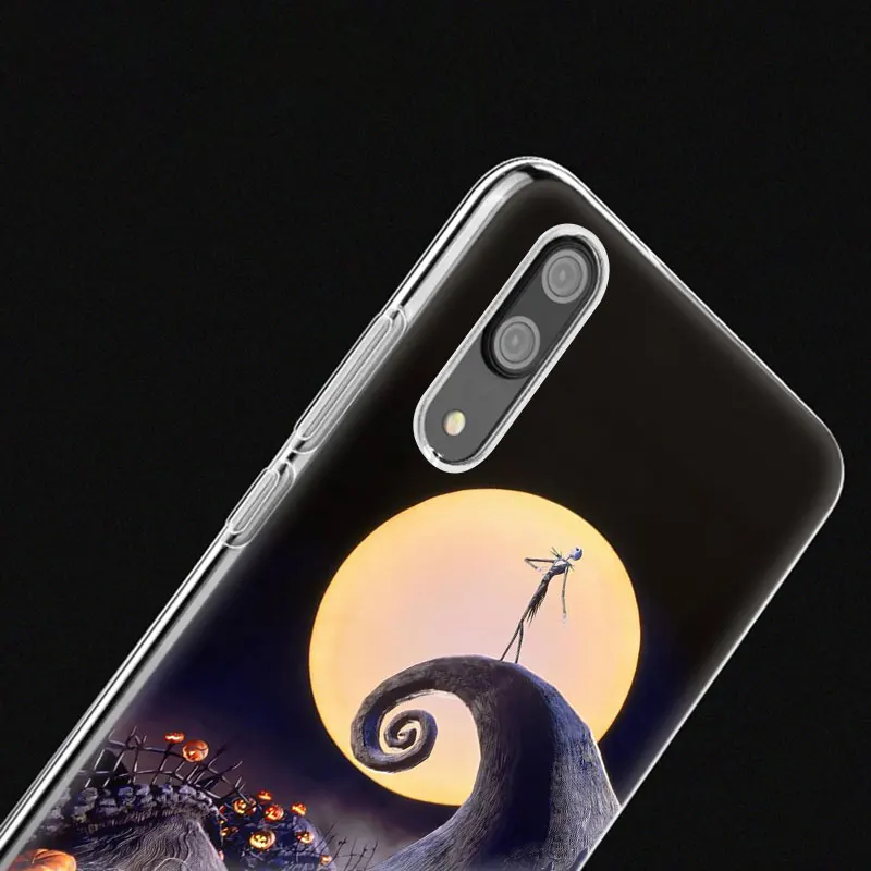 Кошмар перед Рождеством Джек Скелет чехол для huawei P30 P20 Pro P10 P9 P8 Lite P Smart Z Plus NOVA 3 3i 5i 5Pro