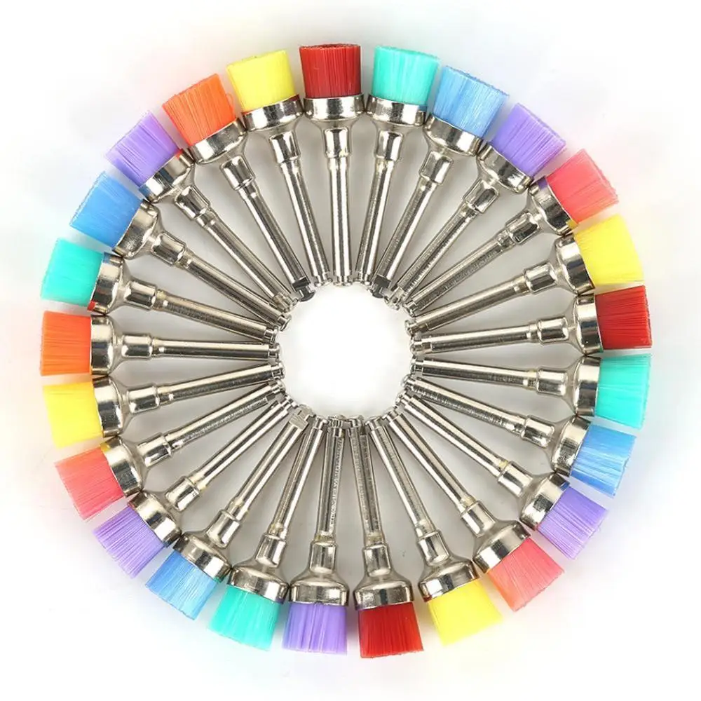 100 шт./компл. Стоматологическая лабораторная нейлоновая маленькая