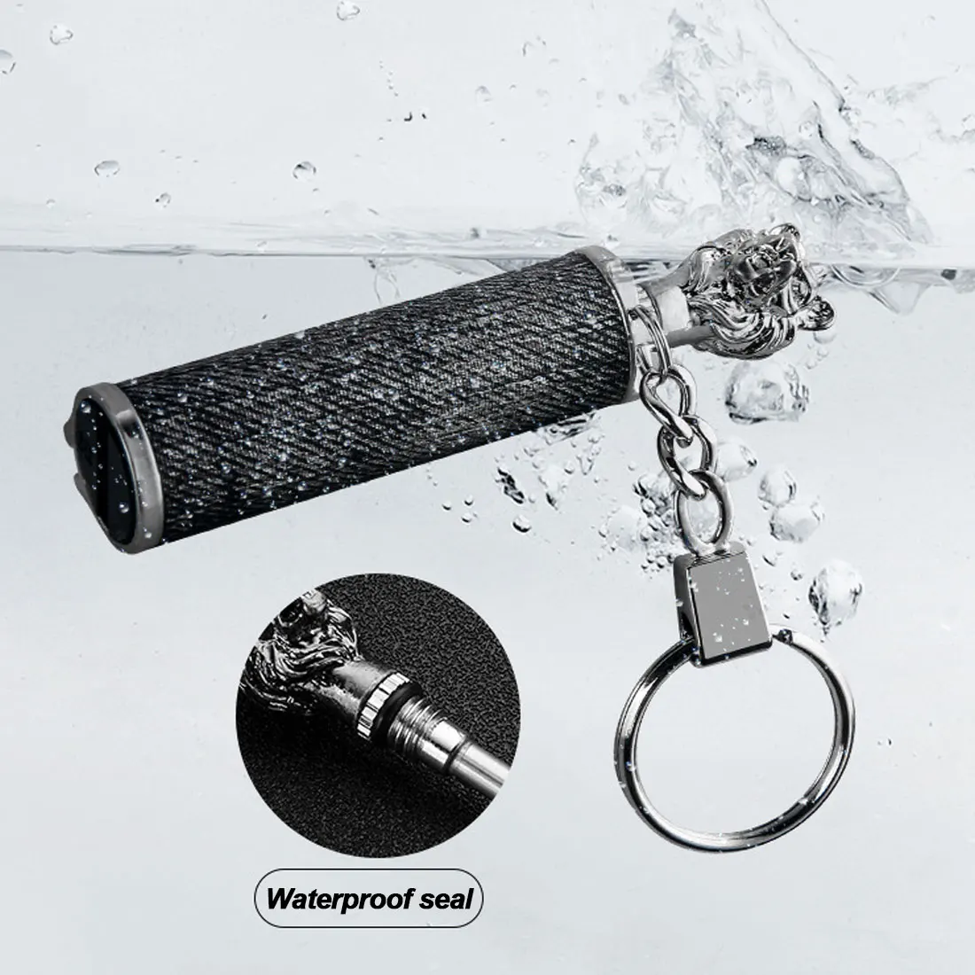 

Metal Waterproof Permanent Match Lighter Keychain Flint Fire Starter Free Fire Kerosene Oil Gasoline Outdoor Survival Tool gift
