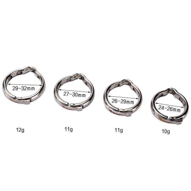 Мужской длительный секс инструмент из нержавеющей стали магнитный фиксатор