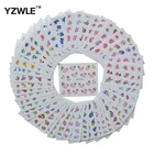 YZWLE 48 листов DIY наклейки аксессуары цветок ногти искусство переводная вода печать наклейки для маникюрного салона