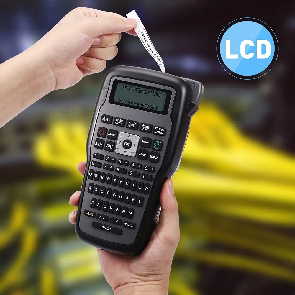 Машина для этикеток E1000 промышленный производитель клавиатура QWERTY промышленных