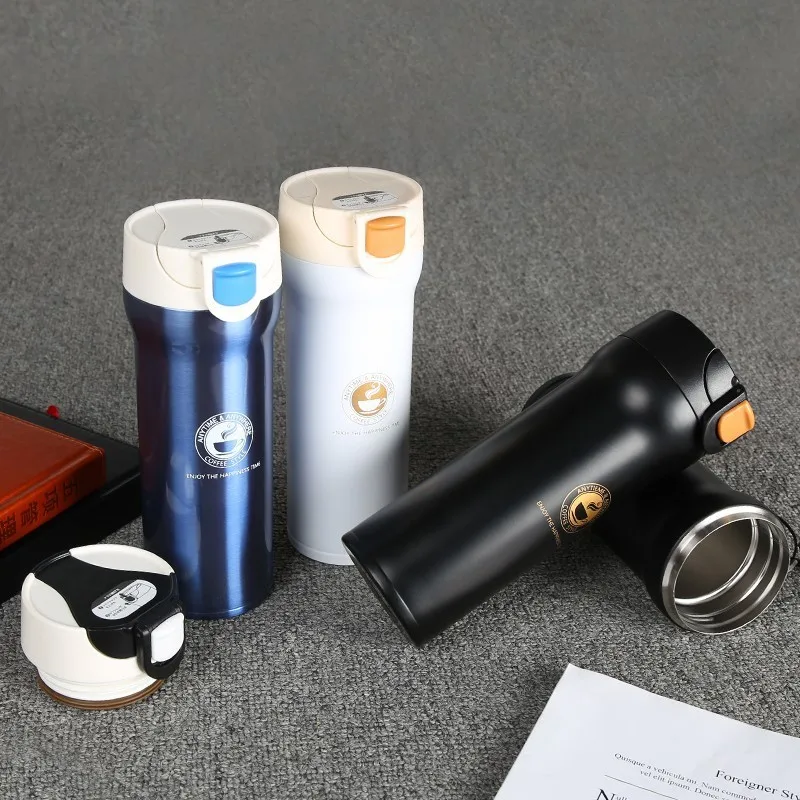 Термос кофейная кружка с двойными стенками стакан из нержавеющей стали