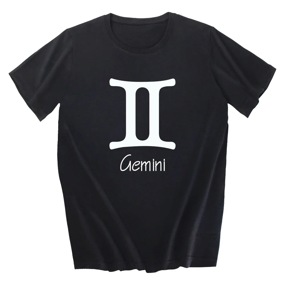 Новинка 2020 футболка с принтом 12 гороскопов знаков зодиака Овен Скорпион вирко
