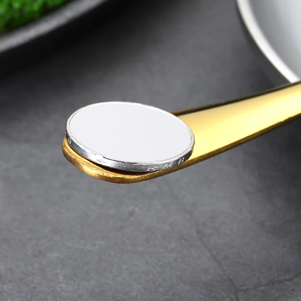 

4Pcs/Set Gold Salad Spoon Fork Salad Spoon Stainless Steel Cutlery Set Serving Spoon Set Colorful Unique Spoons Dropshipping