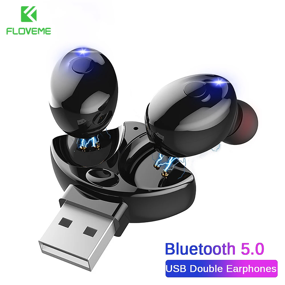 TWS стереонаушники XG17 с поддержкой Bluetooth 5 0 и USB портом|Наушники гарнитуры| |