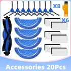 Запасные детали для робота-пылесоса Cecotec Conga 1790 Ultra1090, основная боковая щетка, Hepa фильтр, швабра