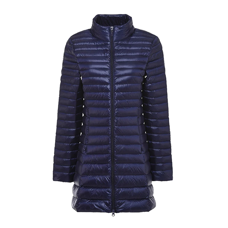 Женское зимнее пальто с воротником-стойкой ульсветильник Кая длинная куртка на