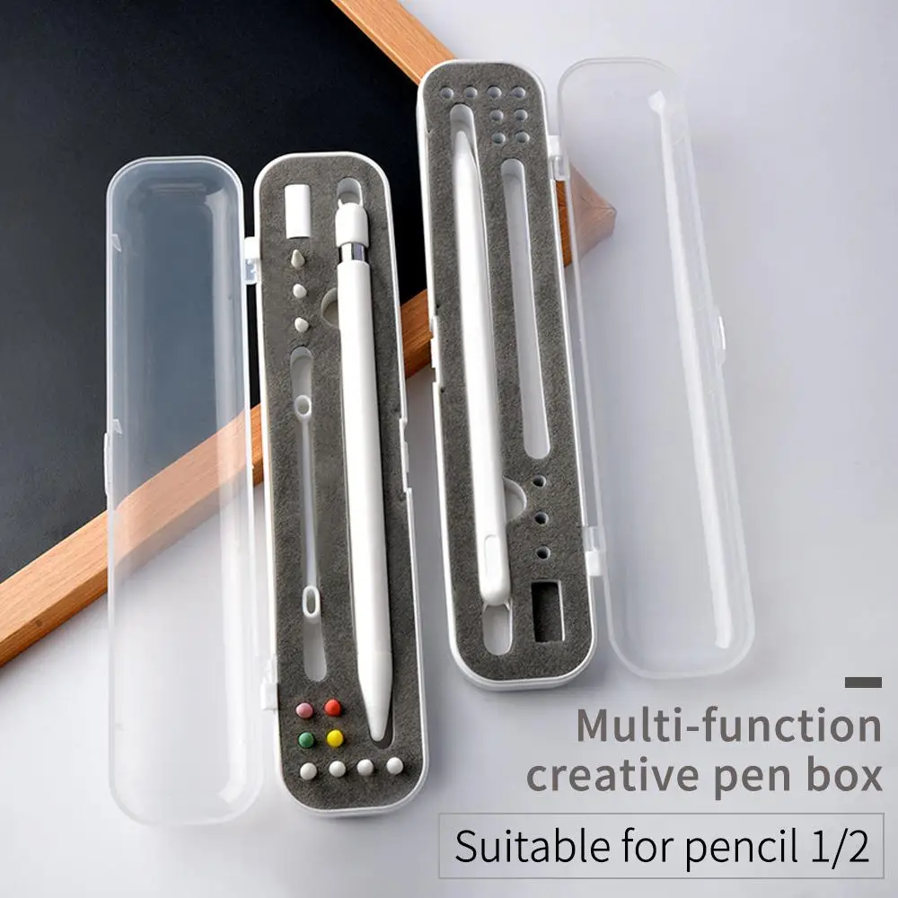 Active Stylus Pen Case for Apple iPad Pencil 1/2 Storage Digital Touch Screen Holder All-round Protective Box Shell | Компьютеры и