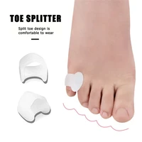 relieve toe pain foot care valgus correctors bunion hallux orthopedic daily silicone toe separator little toe thumb separators