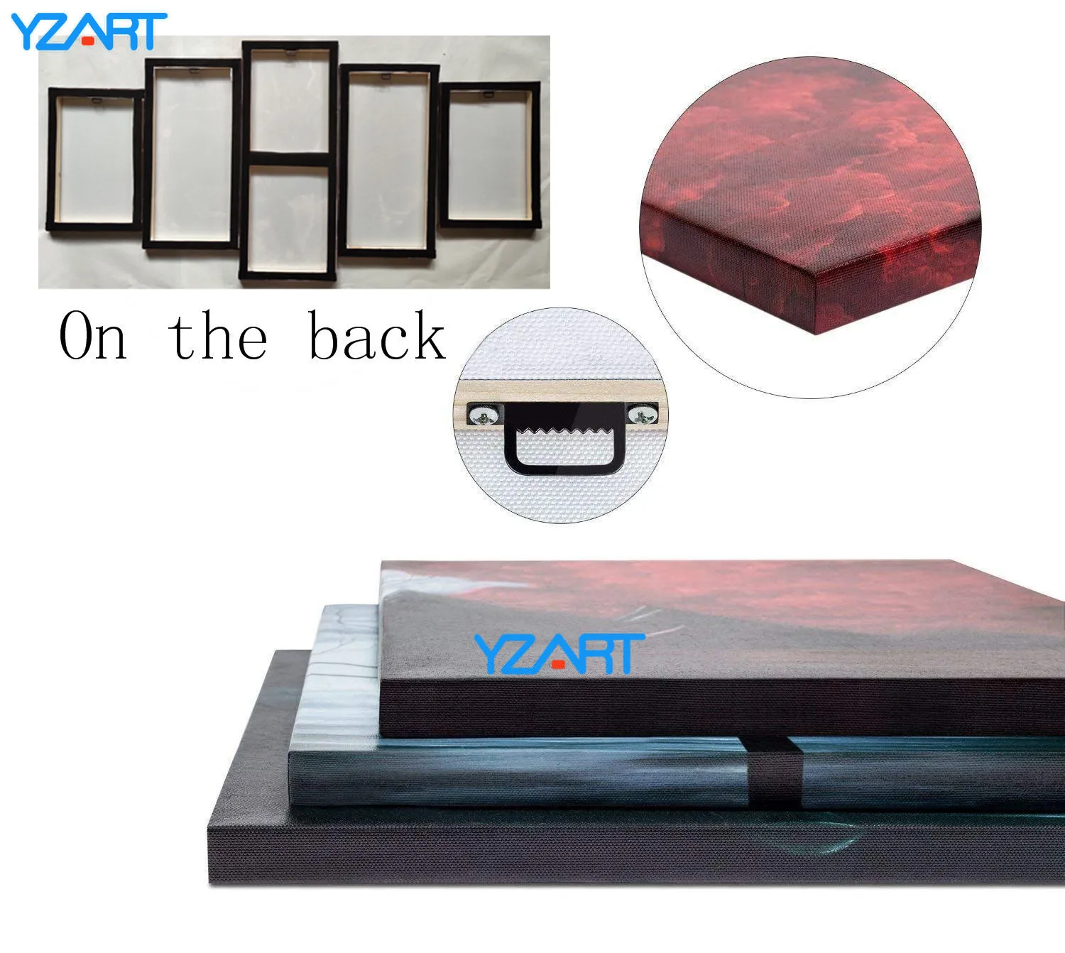 

Modern Canvas Poster Blue Abstract marbling Wall Art Painting Nordic Posters and Prints Wall Pictures for Living room Decor