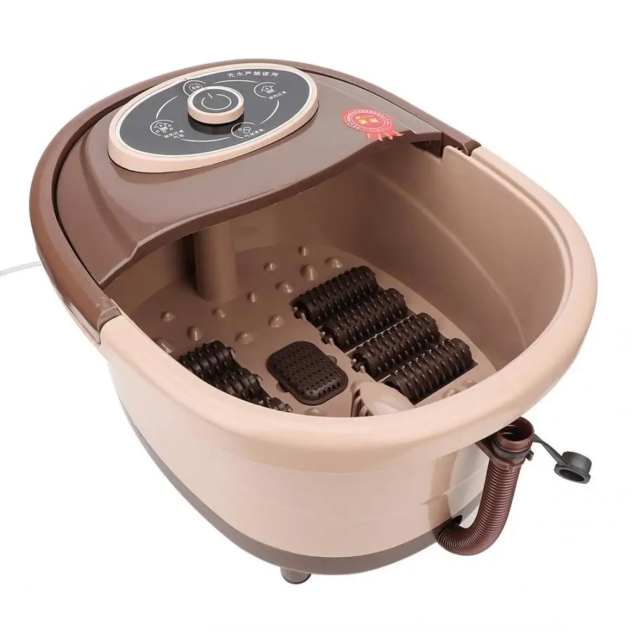 250V Electric Massage Foot Spa Bath Bubble Feet Massager Tub Machine CN Plug without Cover Massage Relaxation
