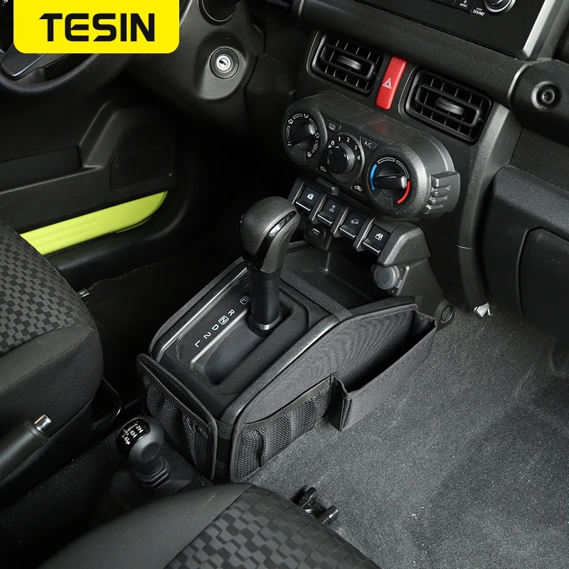 Сумка для переключения передач автомобиля TESIN органайзер лоток контейнер Suzuki Jimny