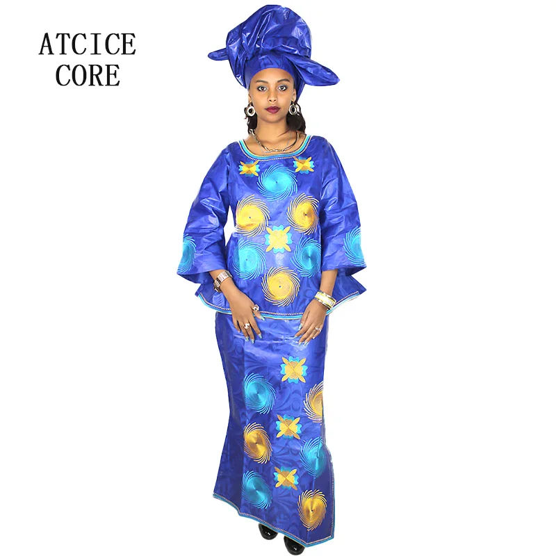 Африканские платья для женщин 100% хлопок Новая африканская мода дизайнерское