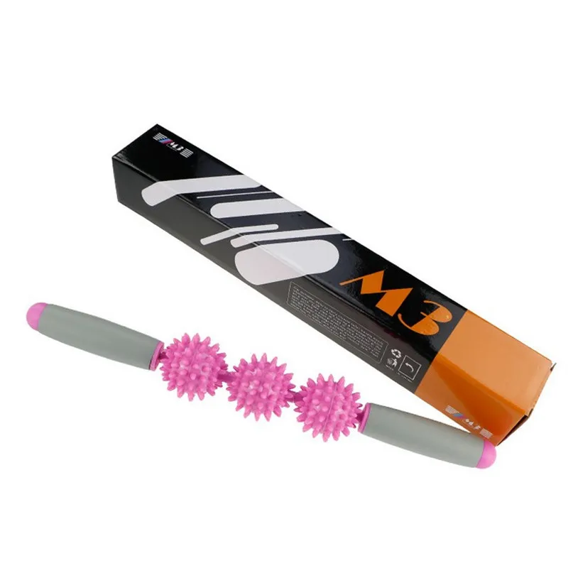 

Yoga Muscle Roller Stick FitnessStick Body Massage Relax Massage Hedgehog Ball Muscle Relaxation Massage Exercise Roller