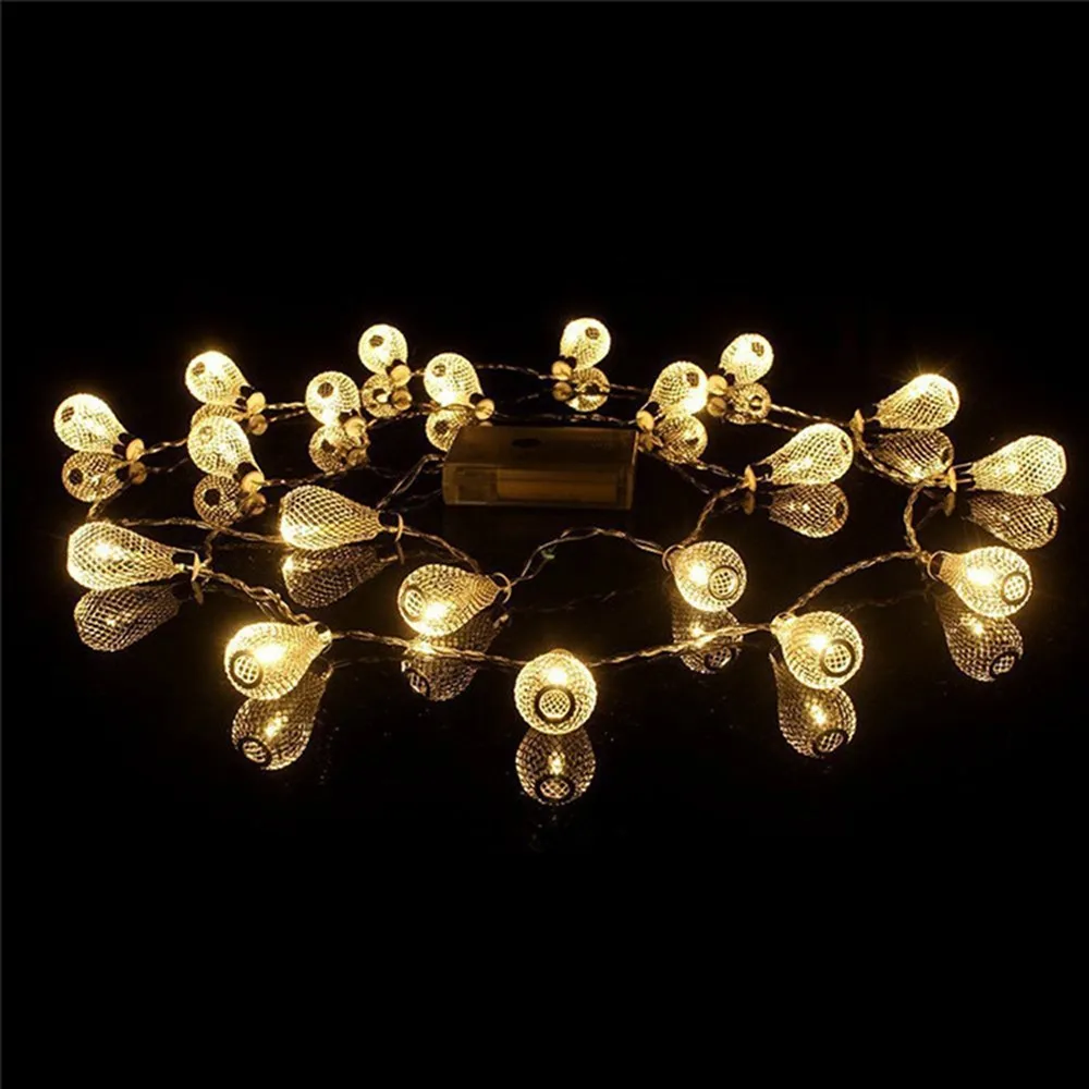 Iron Diamond Night Light The New Drop Battery String Children Bedroom Christmas Lamp Decoration | Дом и сад