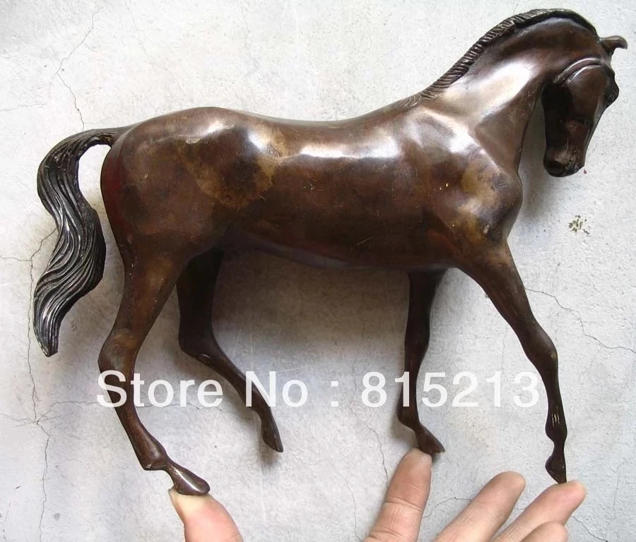 

Elegant Bronze Horse Statue, Collectible