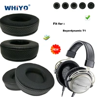new upgrade replacement ear pads for beyerdynamic t1 headset parts leather cushion velvet earmuff headset sleeve