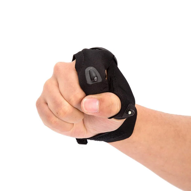 

Fingerless Glove LED Flashlight Torch Outdoor Tool Fishing Camping Hiking Survival Rescue Multi Light Tool Left/Right Hand