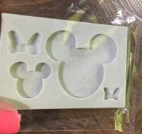 Силиконовая форма мультяшный персонаж Disney для мастики с Микки Маусом