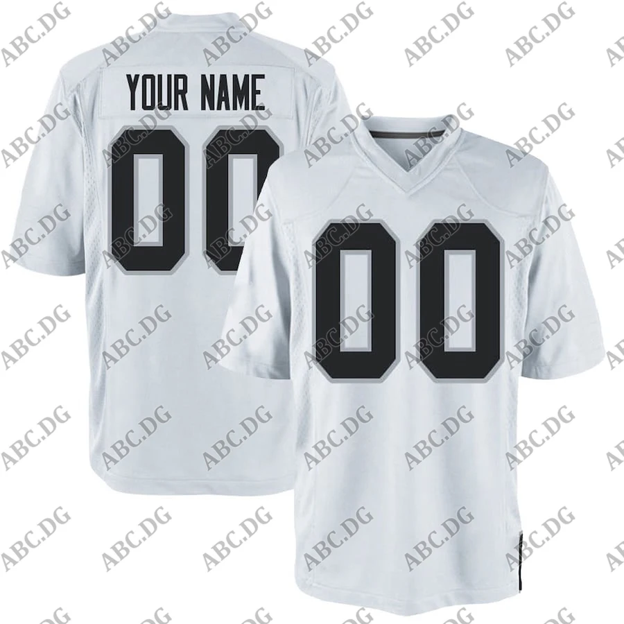 

Customized Stitch American Football Jersey Men Women Kid Youth Las Vegas Customized Game White Jersey Any Name Any Number