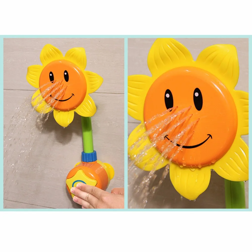 Ванна вода игрушка смеситель для душа Подсолнух Детские сопло ванны играть