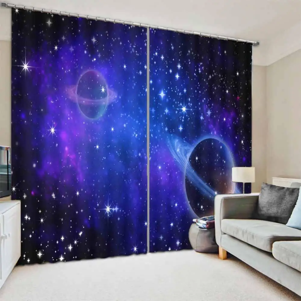 Vorhang schlafzimmer плотные звездное небо любую комнату простой дизайн штор vorhang wohnzimmer