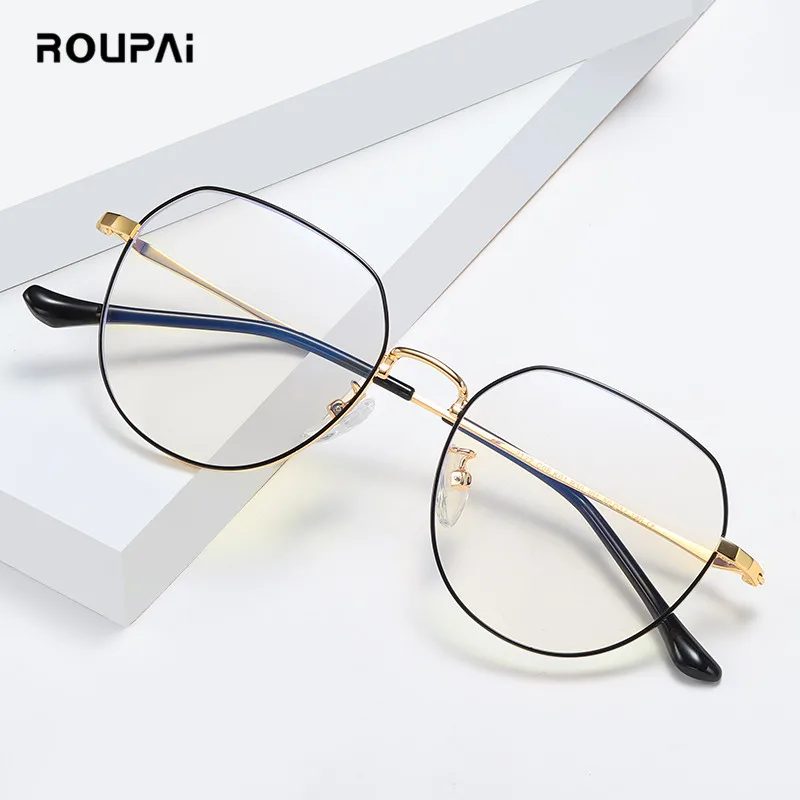 ROUPAI анти синий луч света радиационные очки для компьютера игровые очки для женщин мужчин синий блокирующий блокатор очки gafas luz