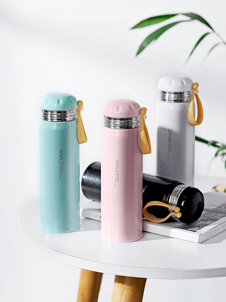 Симпатичный термос из нержавеющей стали для детей портативный студенческий