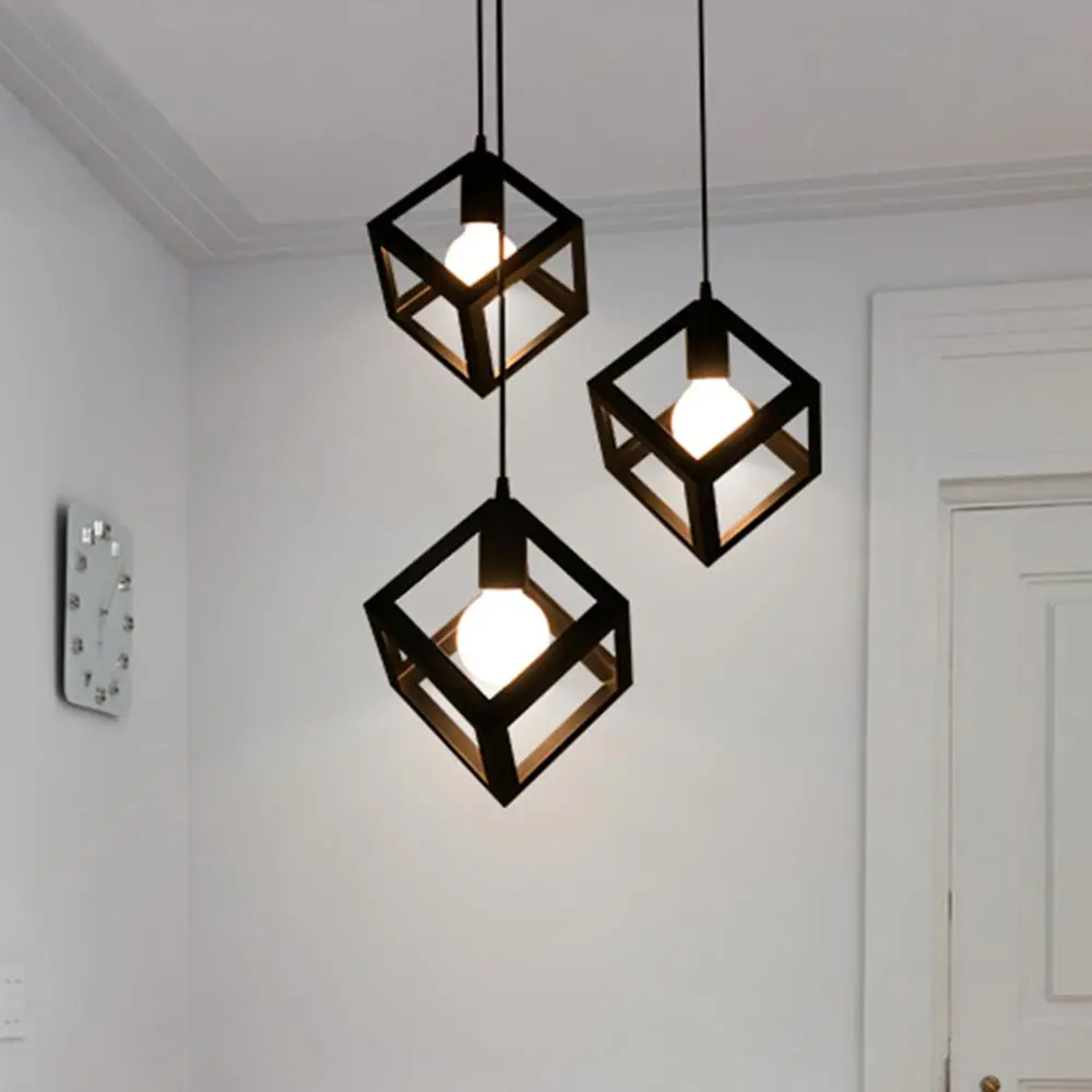 Патрон для лампы E27 с защитой от потолка квадратный патрон домашнего освещения