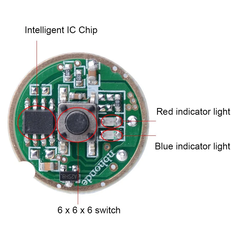 1 шт. 22 мм плата драйвера велосипесветильник 4 2 в аксессуар сделай сам для 18650 или 5