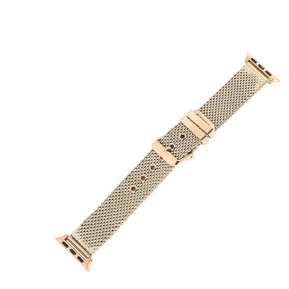 Luxury Stainless Steel Strap for Apple Watch Band 42mm/38mm/44mm/40 Black Silver Bracelet Watchband iWatch 4/3/2 Metal Belt | Наручные
