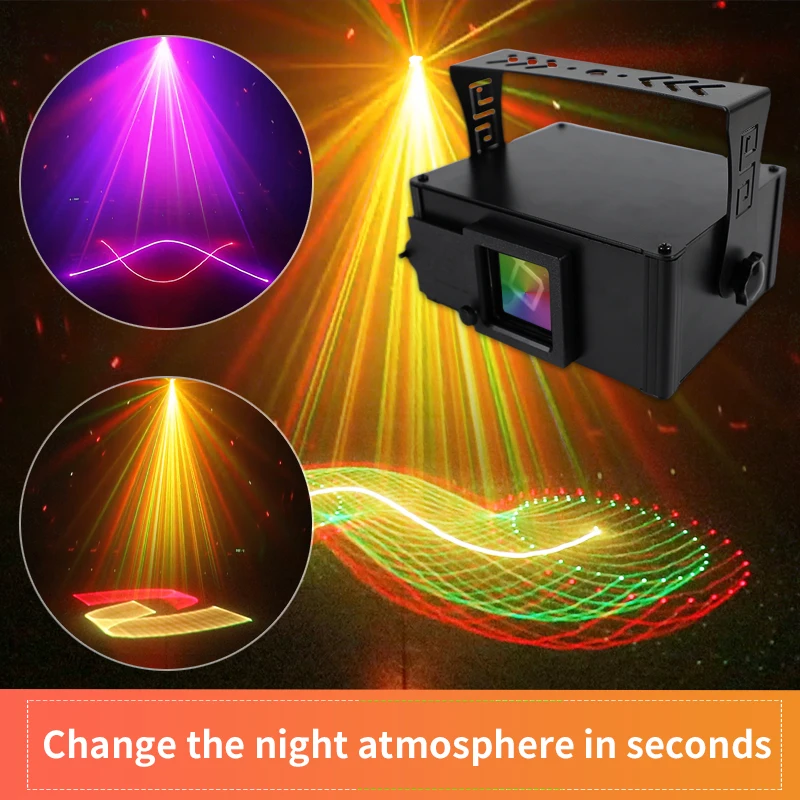 DMX проектор вращающийся стробоскоп DJ диско лампа музыкальное управление