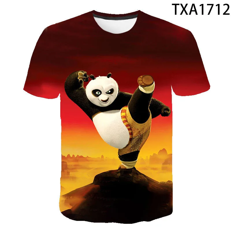 

Kung Fu T Shirt Men Women Children 3D Print T-shirts Casual Boy Girl Kids Summer Fashion Streetwear Cool Tops Tee