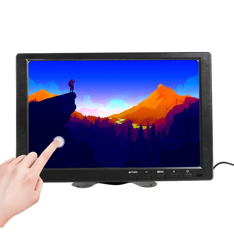 10,1 дюймов ips HDMI емкостный сенсорный экран 1280x800 СВЕТОДИОДНЫЙ монитор для PS3 4 Windows 7 8 10 VGA/AV USB компьютер светодиодный PC Автомобильный дисплей
