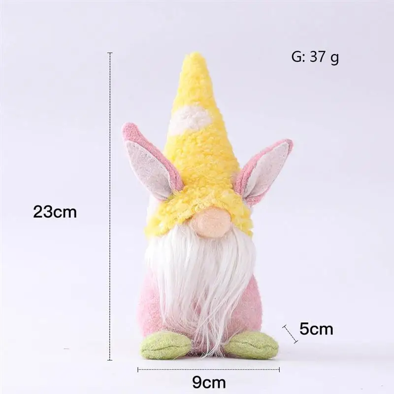 

Carrot Shape Easter Bunny Gnome Decoration Easter Faceless Doll Plush Dwarf Home Party Decorations Kids Toys