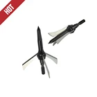 612X 125 зерна широкоугольная Стрелка Болт точечный наконечник в комплект входят 3 лезвия 2 