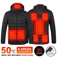 8 areas heated jacket windbreaker womens warm vest usb mens heating jacket heated vests autumn winter coat hunting hiking