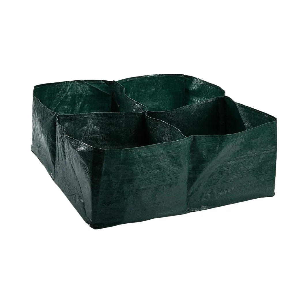 

Flower Plants Vegetables 4 Divided Grids Grow Bag Planting Herb Growing Pocket Growth Planter Pot Household Courtyard
