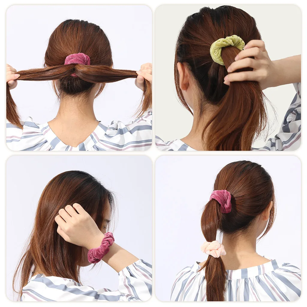 41 шт. женский эластичный ободок волнистая лента для волос усадочная эластичная