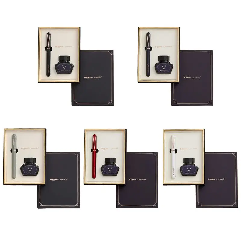 

Exquisite Business Fountain Pen Signature Calligraphy with 30ml Ink Gift Box Set R9CB