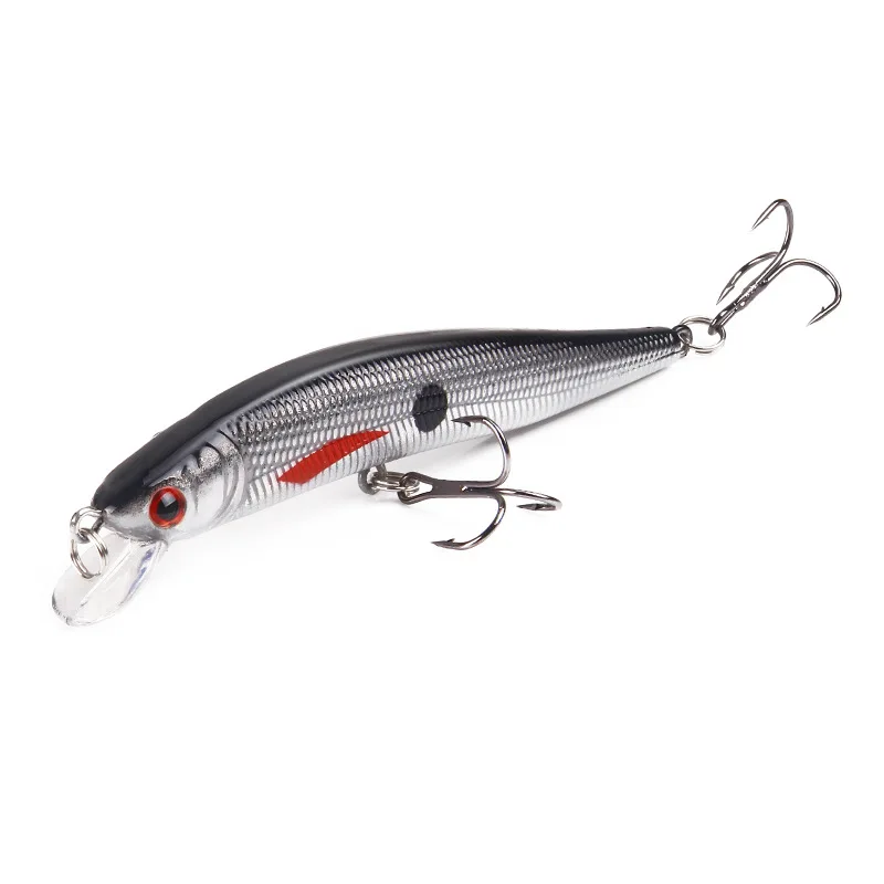 

Floating Minnow Fishing Lures Pesca Bass Wobblers Baits Hard Tackle 8g/10cm