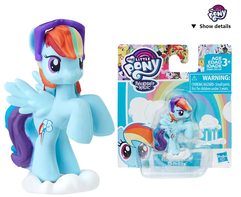 FurReal Friends, My Little Pony с рисунком из мультфильма «Мой Маленький Пони» друзей 3-дюймовая пленка маленькие пони всех цветов радуги; платье в серии «Lyra Heartstring редкость фигурка коллекционная игрушка