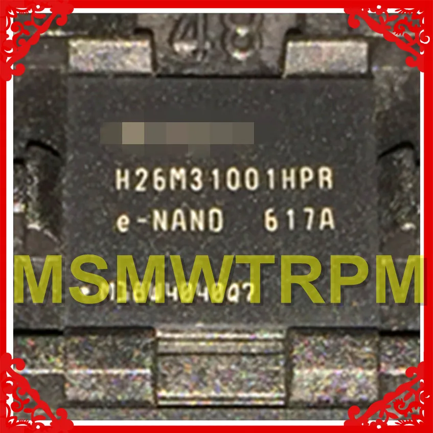 H26M31001HPR BGA153Ball EMMC 4 Гб памяти мобильного телефона новые оригинальные и подержанные Паяные шары протестированы ОК