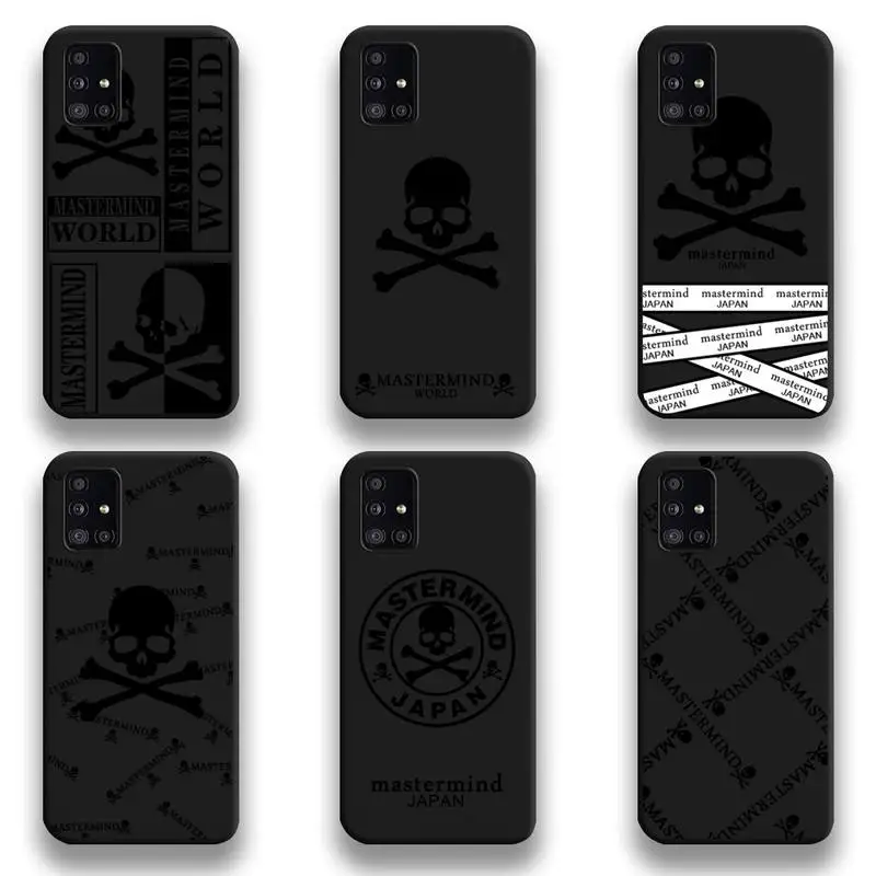 Япония вдохновителя череп блеск бренд телефонные чехлы для Samsung Galaxy A21S A01 A11 A31 A81 A10