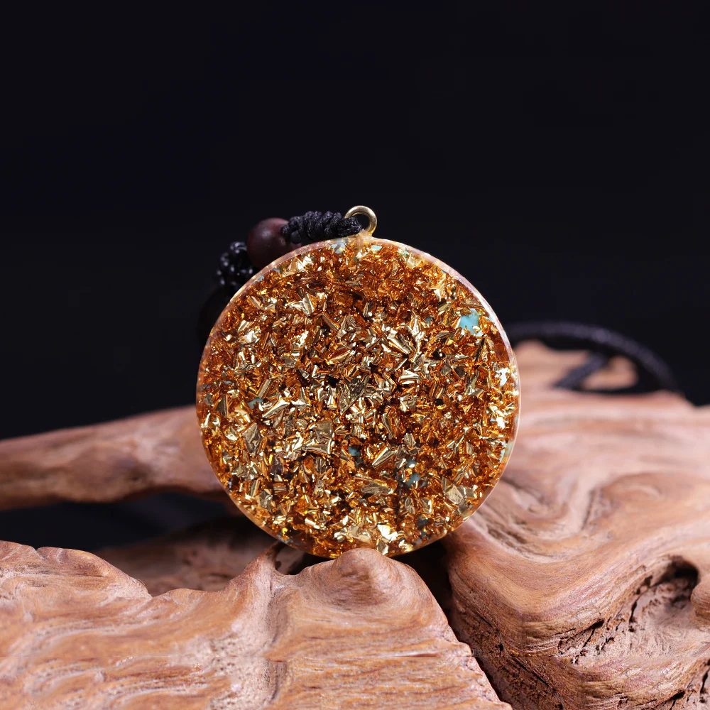 Бирюза подвеска Рэйки оргонит ожерелье с положительной энергетикой шриф Янтра