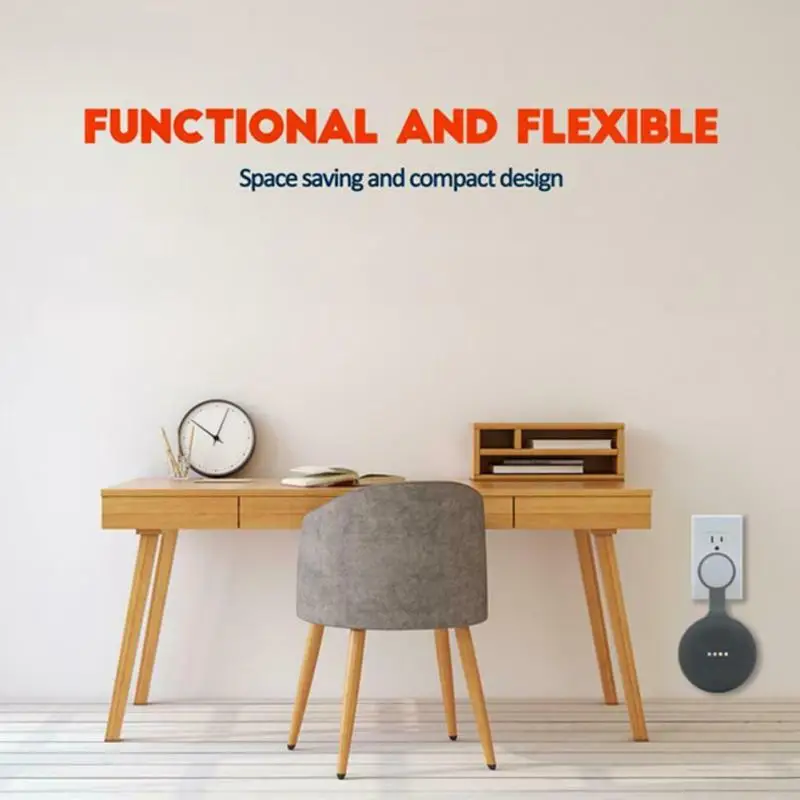 US новейший мини голосовой помощник настенный кронштейн для кухни спальни офиса